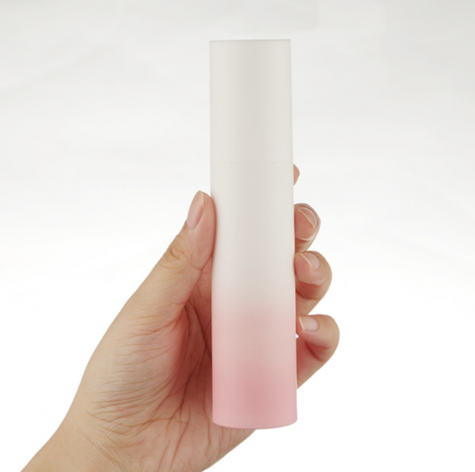 Bereifte luftlose Lotion sprühen kosmetische Behälter-Plastiksteigung 50g 3.3*14.5cm 3