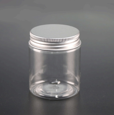 80ml 120ml Cereals Nuts PET Plastic Jars Transparent UV Plating