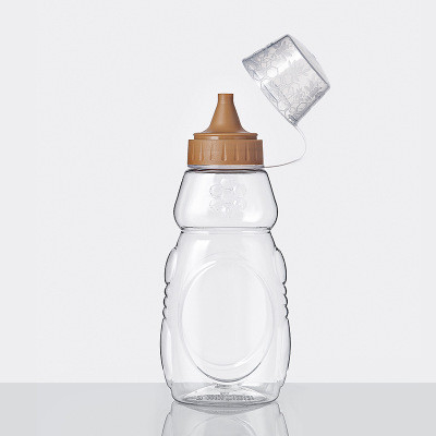 BPA Free 800g Plastic Seasoning Bottles PET Refillable Honey Squeeze Bottle