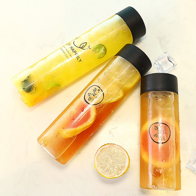 10oz Plastic Juice Smoothies Milk Tea Pet Bottle Food Grade Iced Tea