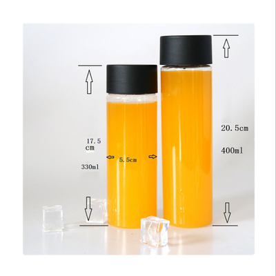 10oz Plastic Juice Smoothies Milk Tea Pet Bottle Food Grade Iced Tea