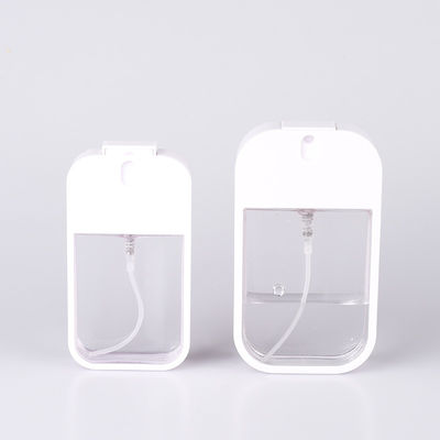 Transparent PETG Credit Card Perfume Bottle 45ml With Silicone Holder