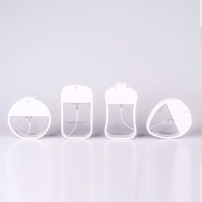 Transparent PETG Credit Card Perfume Bottle 45ml With Silicone Holder