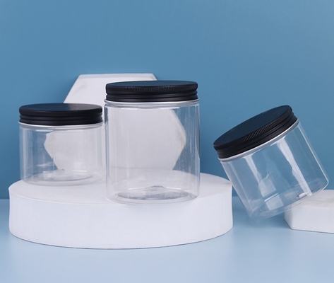 50ml Cosmetic Plastic Storage Jars 2.75in Multicolor Aluminum Lid