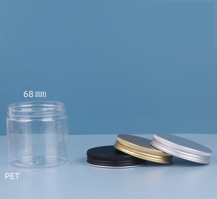 50ml Cosmetic Plastic Storage Jars 2.75in Multicolor Aluminum Lid