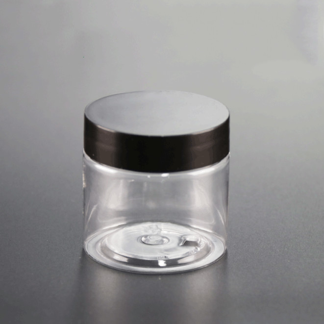 80ml 120ml Cereals Nuts PET Plastic Jars Transparent UV Plating