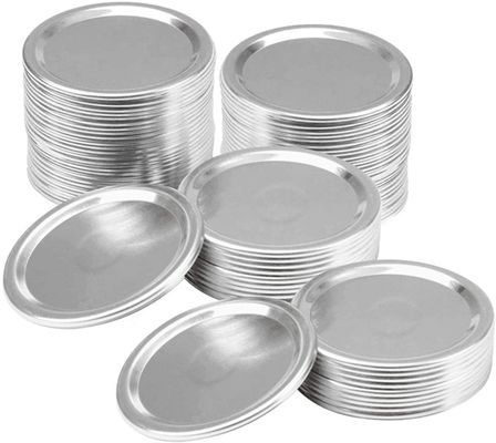 Good price Wiederverwendbare Mason Glass Mason Jar Lids Aluminiumzylinder-Behälter Durchmessers 3.38in 86mm Online