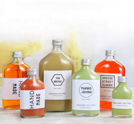 Good price 50ml des schwarzen Tee-200ml zum Glaskalten Gebräu-Saft flaschen-Alkohol-der Flaschen-7oz Online