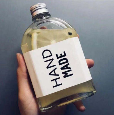 Good price Flasche 12.3oz 17.7*8.6cm Beverag Juice Wine Flat Glass Water Online