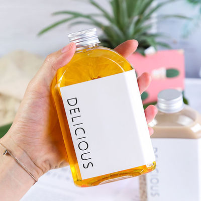 Good price Plastik-Juice Disposable Beverage Bottles Tasteless geruchlose flache Form 350ml Online