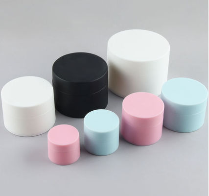 Good price Pp. sahnen kosmetische Plastikbehälter 4-Unze-doppel-wandige Gläser 7.4*5.1cm Online