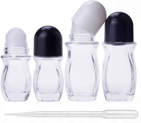 Good price Glas-kosmetische Behälter H6.85in D2.68in ringsum achteckige Parfüm-Rollen-Flaschen Online