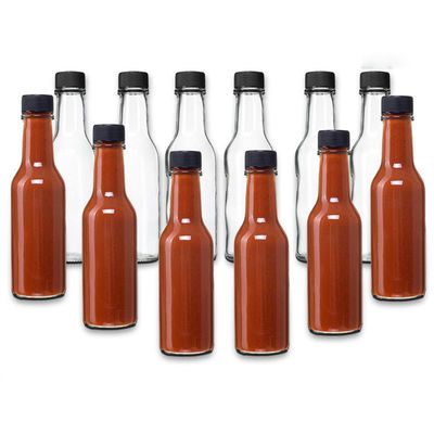 Good price Scharfe Soße leere Amber Glass Storage Bottles 150ml Antitear QZH Online