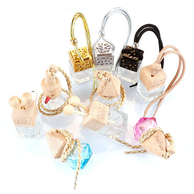 Good price Hängender Diffusor des Auto-Parfüm-Glas-Flaschen-ätherischen Öls, Aromatherapie-Auto-Lufterfrischer Online