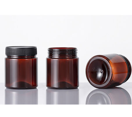 Good price Grill pulverisieren 65mm ODM 4 Deckel Unze Amber Plastic Jars Containers With Online