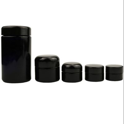 Good price Wasserundurchlässige schwarze kosmetische Glasgläser 8.8oz 35oz Online