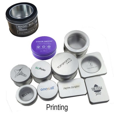Good price Kosmetisches Glas des leeres kundenspezifisches silbriges Metall10g, das Tin Solid Perfume Tin Container schiebt Online